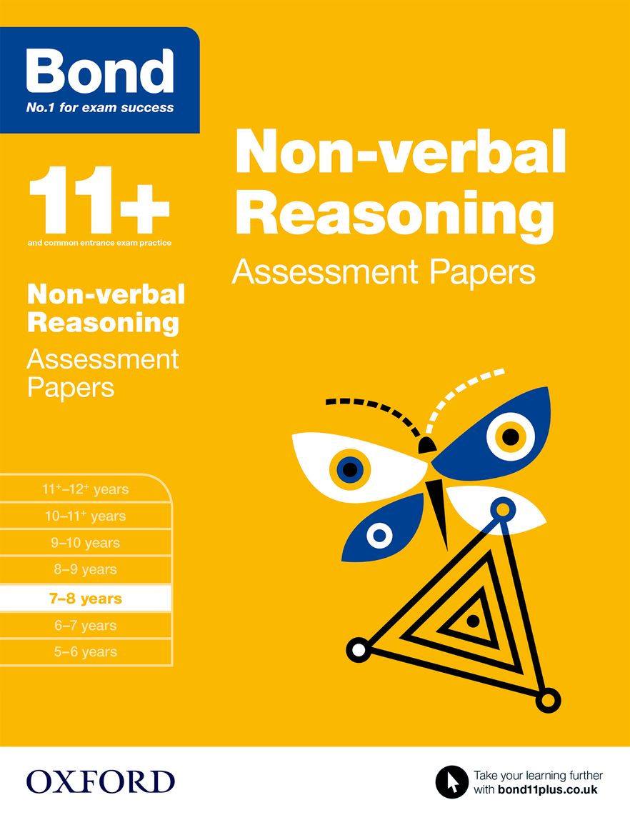 Bond 11 Non Verbal Reasoning Assessment Papers 7 to 8 years