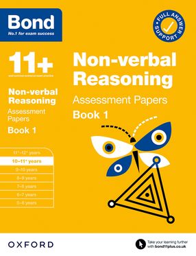 Bond 11+: Non Verbal Reasoning Assessment Papers 10-11 years Book 1