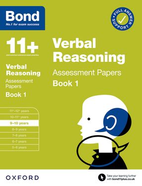 Bond 11+: Verbal Reasoning Assessment Papers 9-10 years Book 1