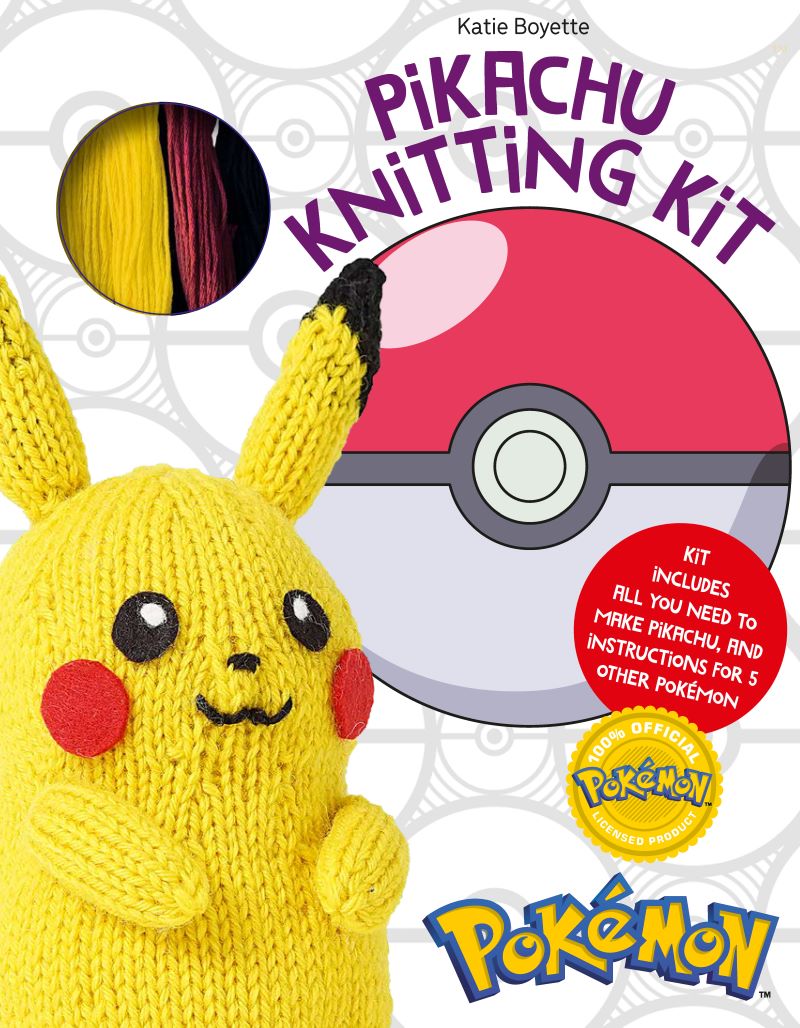 Pokemon Knitting Pikachu Kit: Kit Includes All You Need to Make Pikachu and Instructions for 5 Other Pokemon