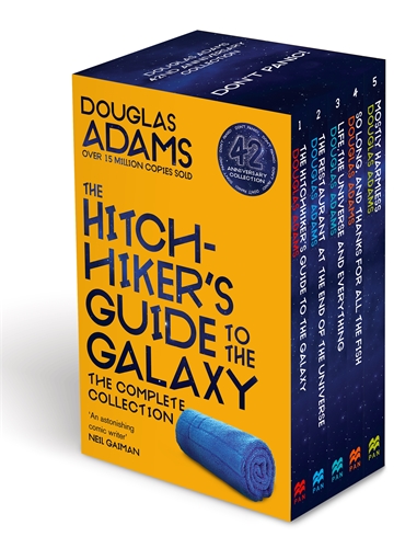 Douglas Adams Pan Boxset - The Hitchhiker's Guide to the Galaxy Book 1-5
