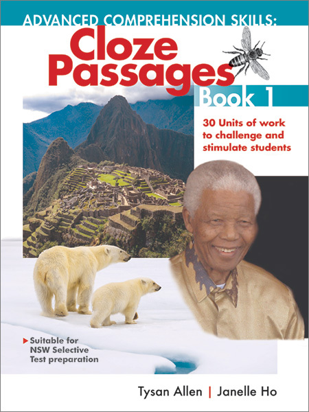 Advanced Comprehension Skills Cloze Passages Bk 1
