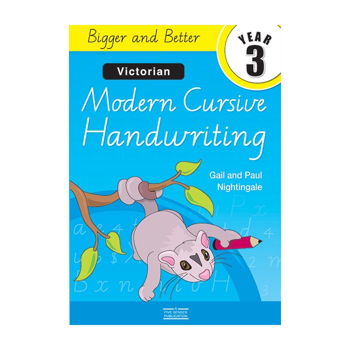 Bigger & Better Victorian Modern Cursive Handwriting 3