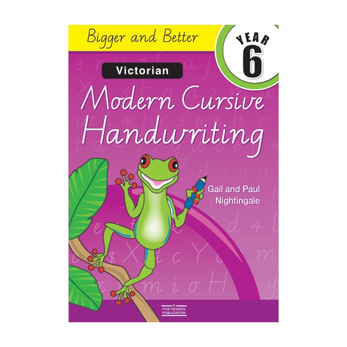 Bigger & Better Victorian Modern Cursive Handwriting 6