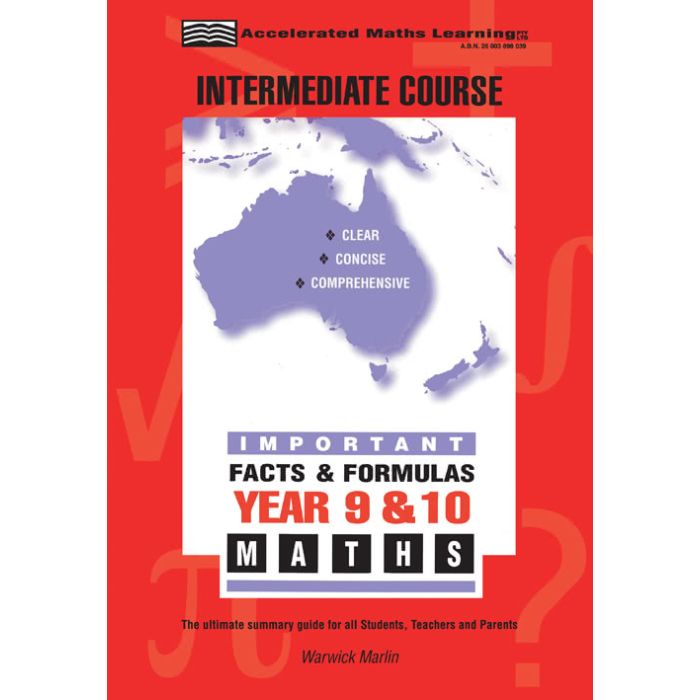 Important Facts and Formulas Years 9 and10 Intermediate Maths