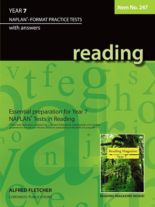 Reading Year 7 - NAPLAN* Format Practice Tests #247