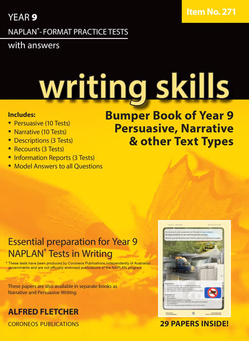 Year 9 Writing Skills Bumper Book#271 NAPLAN