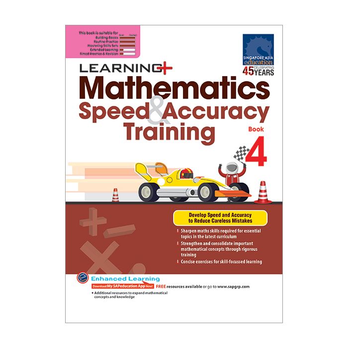 Learning+ Mathematics Speed & Accuracy Training Book 4 [2022]