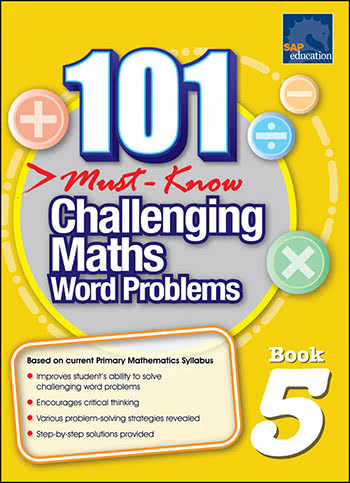 101 Must Know Challenging Maths Word Problems Book 5